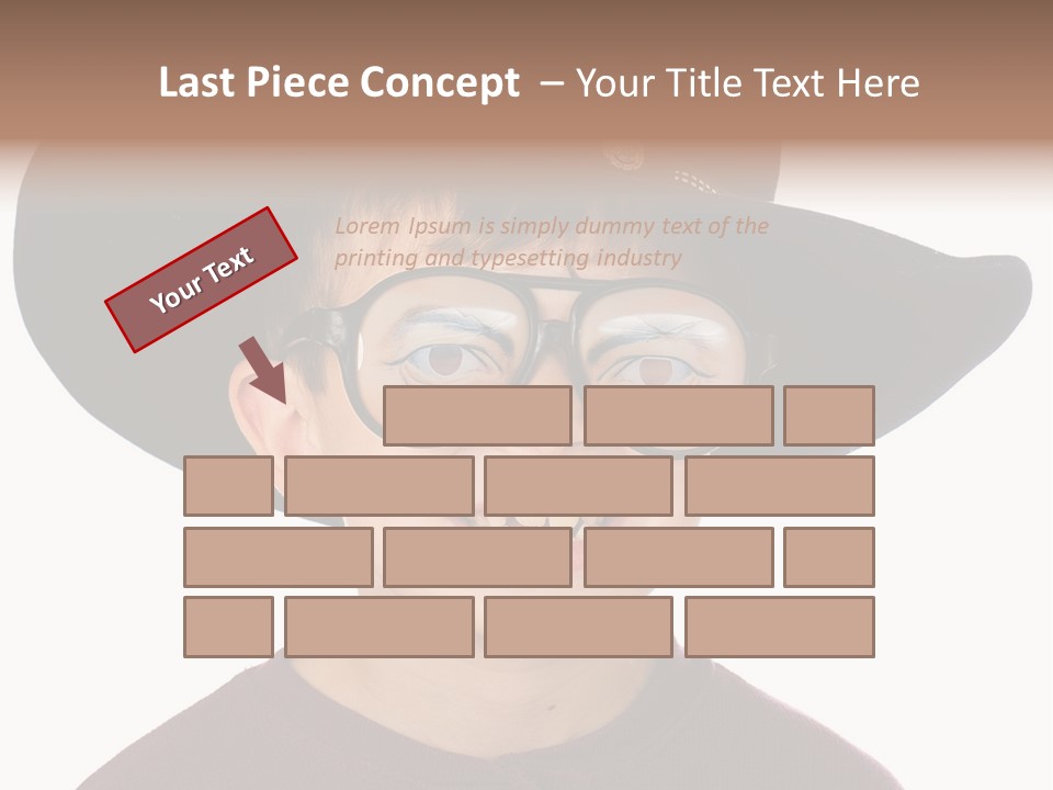 Silly Costume Western PowerPoint Template