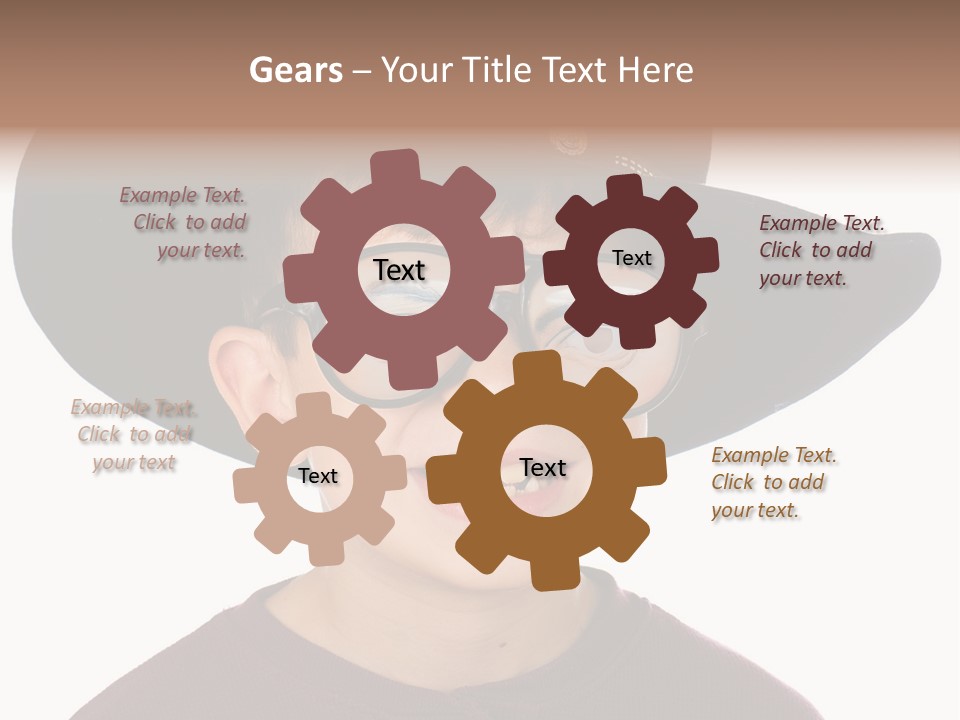 Silly Costume Western PowerPoint Template