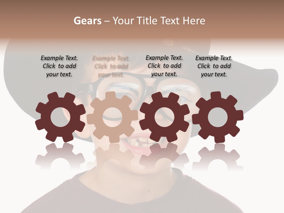 Silly Costume Western PowerPoint Template