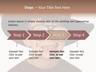 Silly Costume Western PowerPoint Template