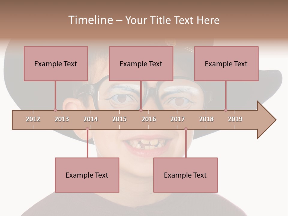 Silly Costume Western PowerPoint Template