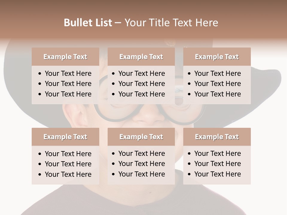 Silly Costume Western PowerPoint Template