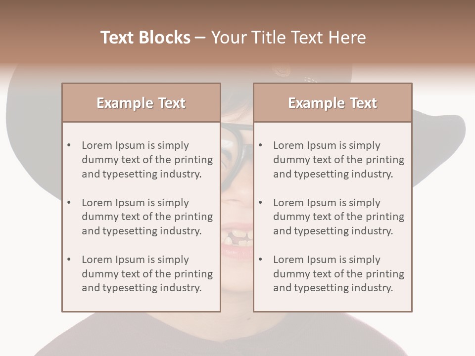 Silly Costume Western PowerPoint Template