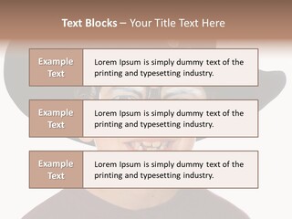Silly Costume Western PowerPoint Template