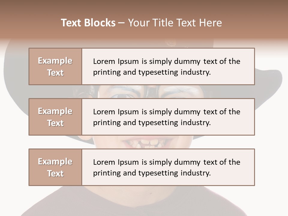 Silly Costume Western PowerPoint Template