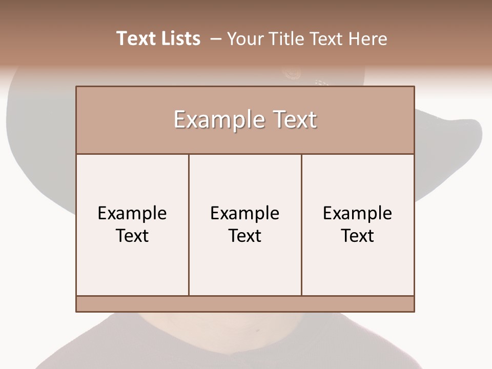 Silly Costume Western PowerPoint Template