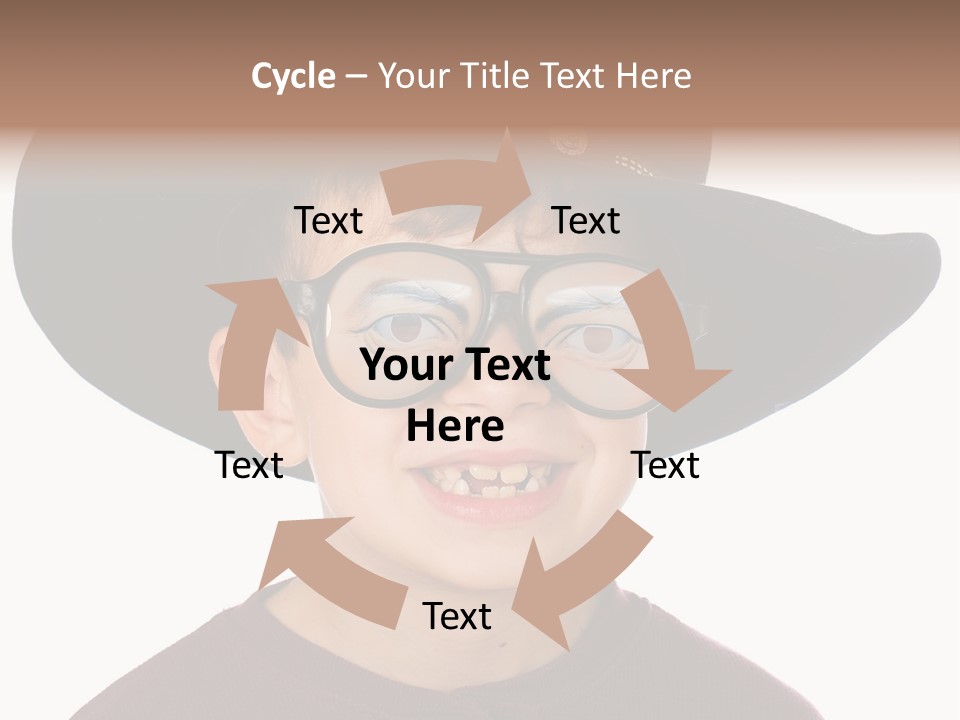 Silly Costume Western PowerPoint Template