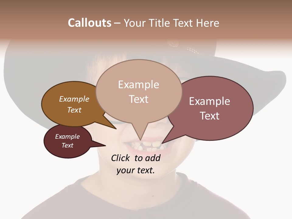 Silly Costume Western PowerPoint Template