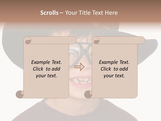 Silly Costume Western PowerPoint Template