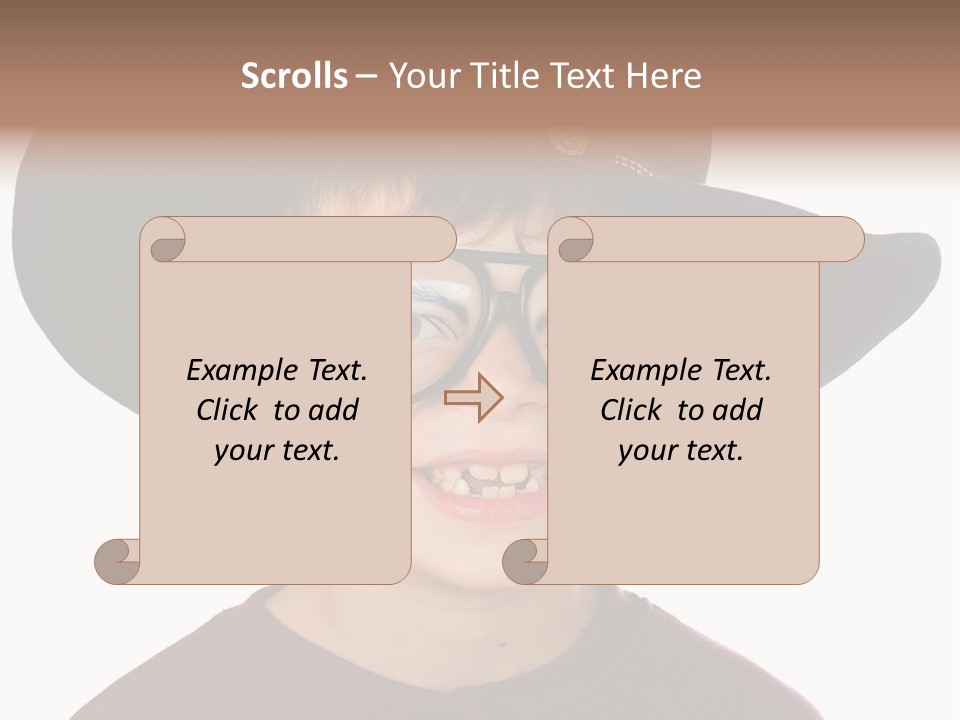Silly Costume Western PowerPoint Template