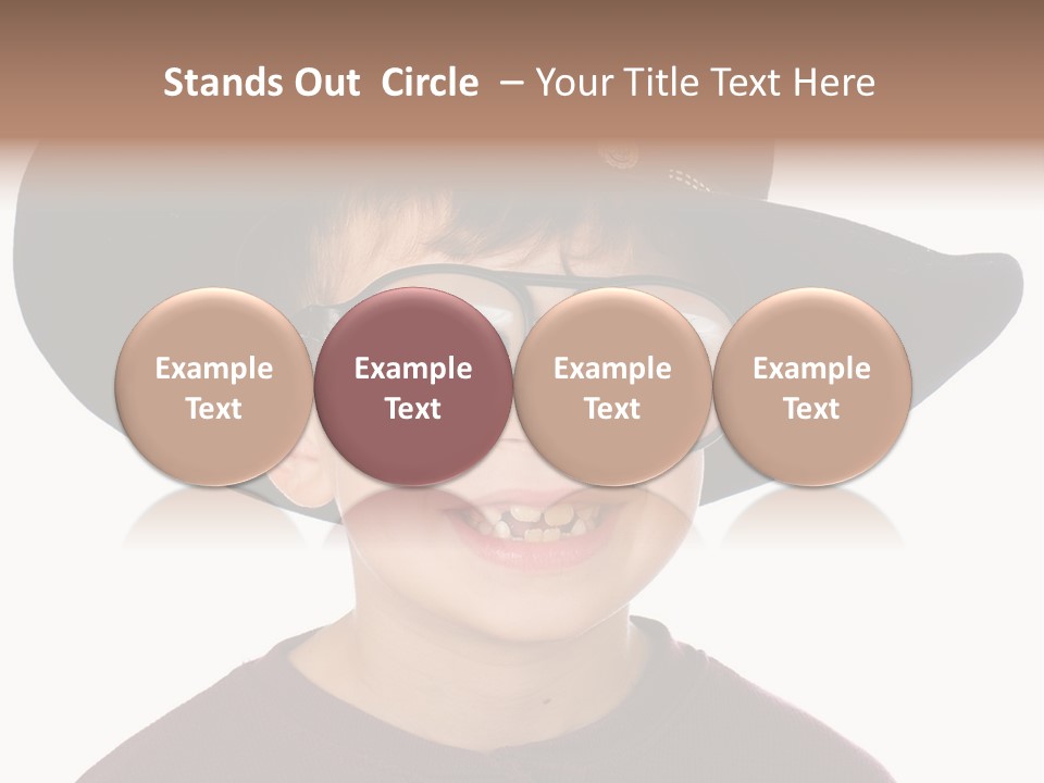 Silly Costume Western PowerPoint Template