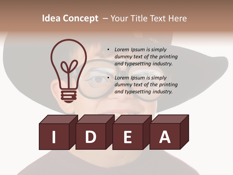 Silly Costume Western PowerPoint Template