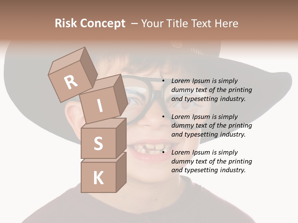 Silly Costume Western PowerPoint Template