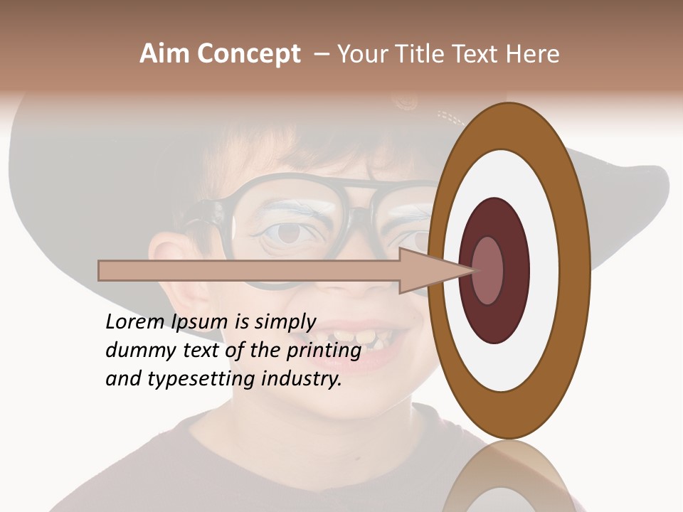 Silly Costume Western PowerPoint Template