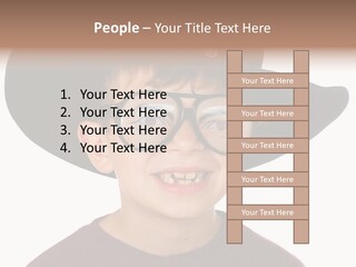 Silly Costume Western PowerPoint Template