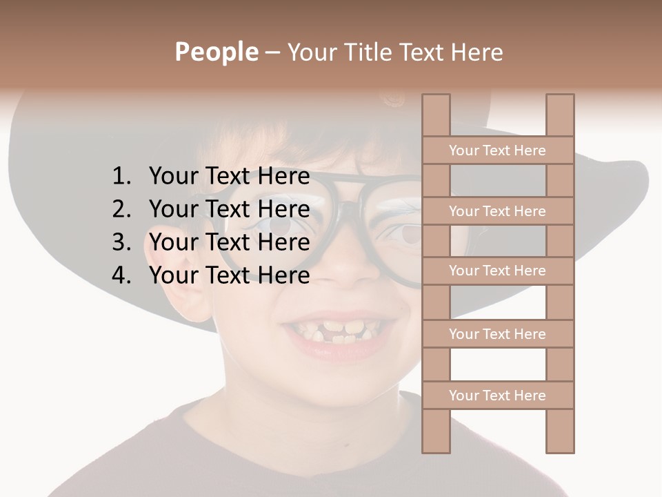 Silly Costume Western PowerPoint Template