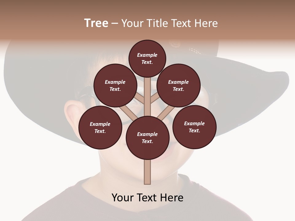 Silly Costume Western PowerPoint Template