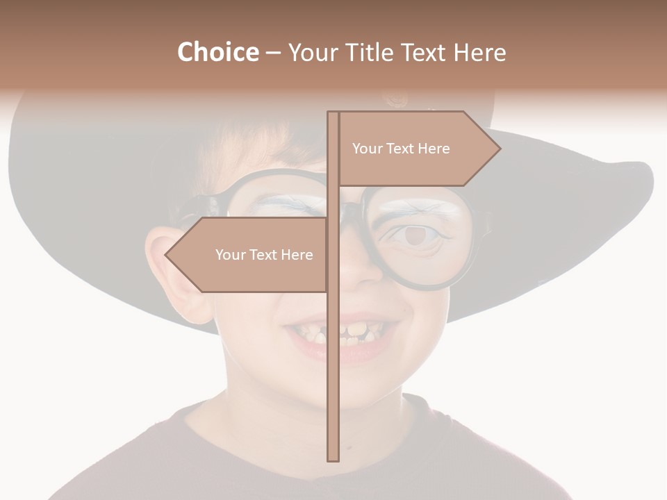 Silly Costume Western PowerPoint Template