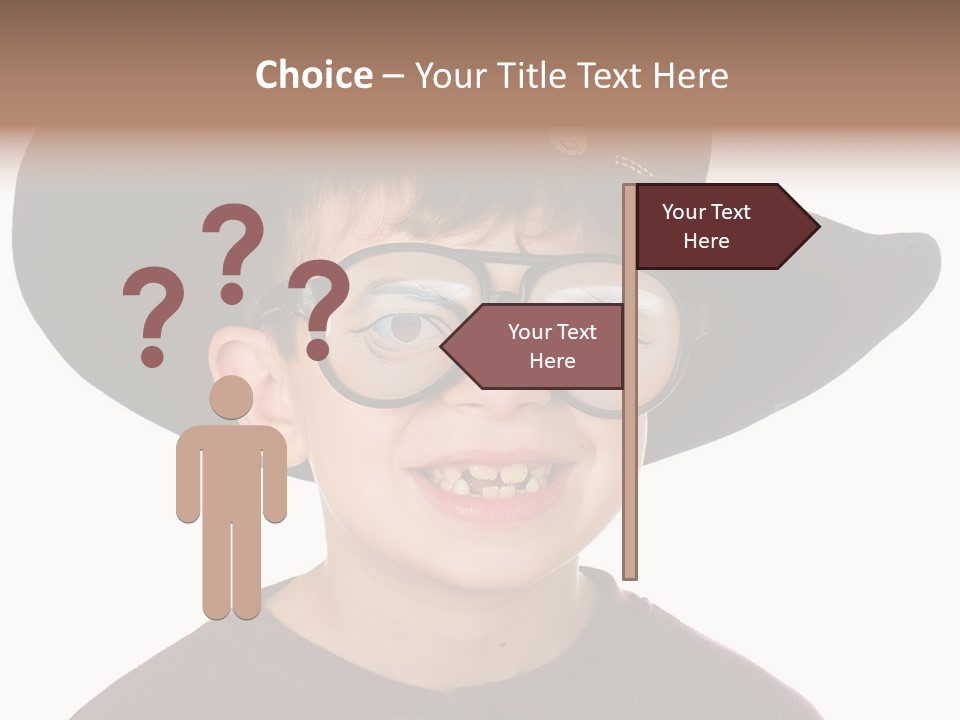Silly Costume Western PowerPoint Template