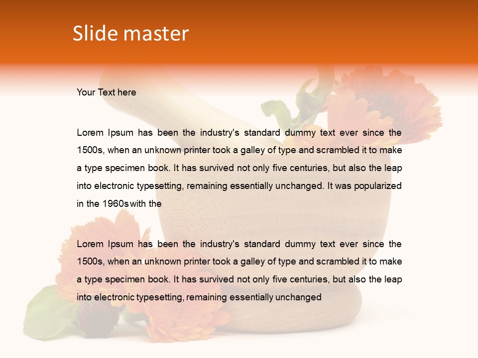 Pestle Hygiene Natural PowerPoint Template