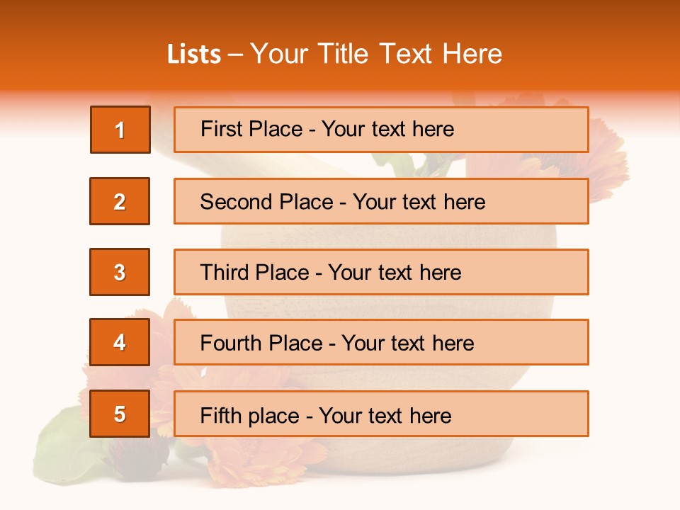 Pestle Hygiene Natural PowerPoint Template