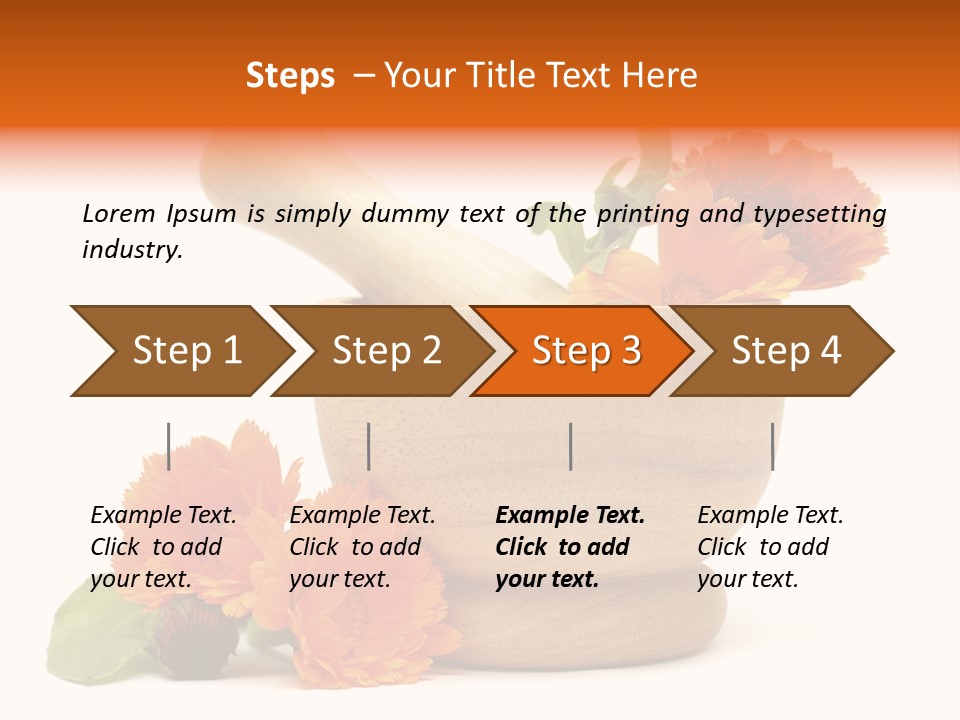 Pestle Hygiene Natural PowerPoint Template