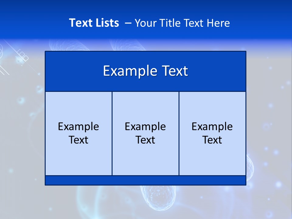 Science Female Microscope PowerPoint Template