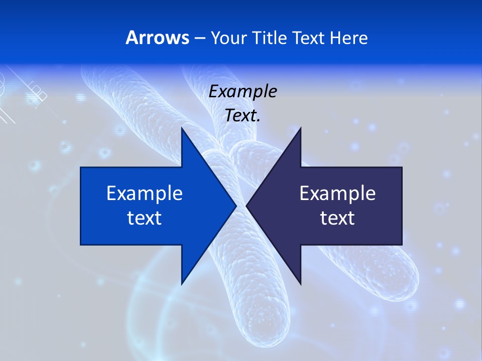 Science Female Microscope PowerPoint Template