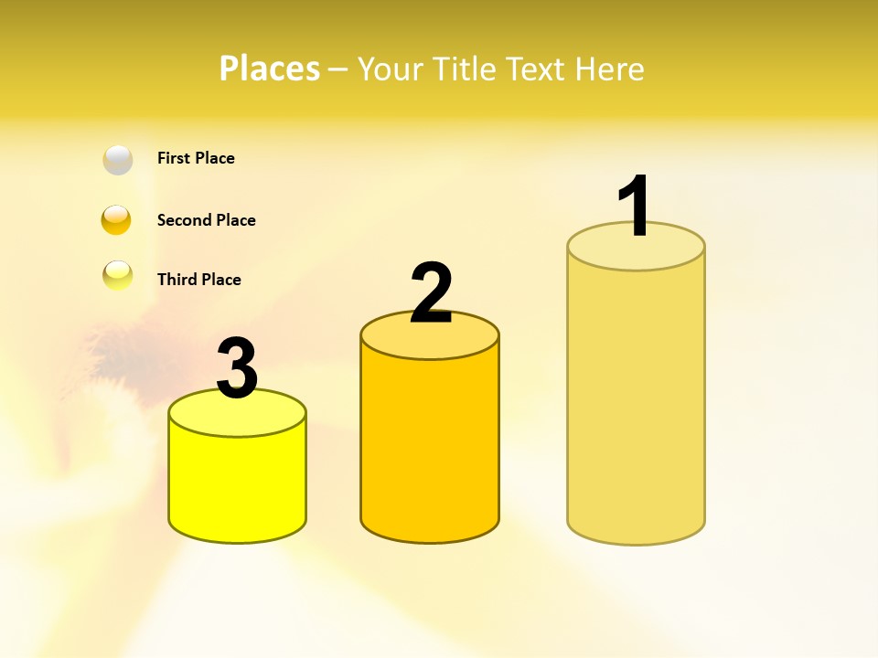 Blooming Tonga Golden PowerPoint Template