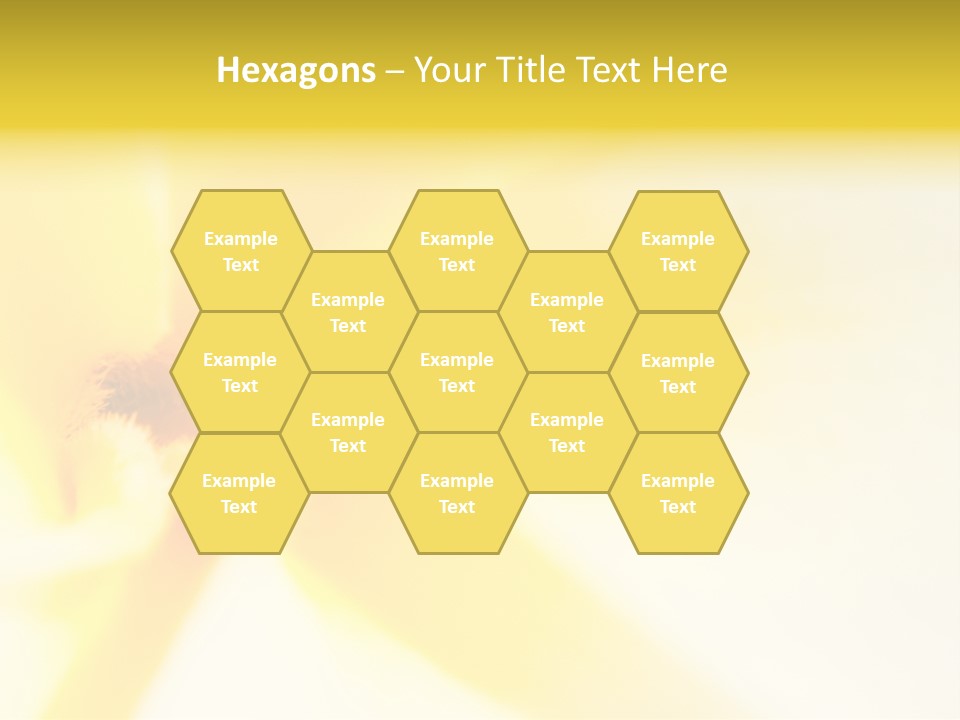 Blooming Tonga Golden PowerPoint Template