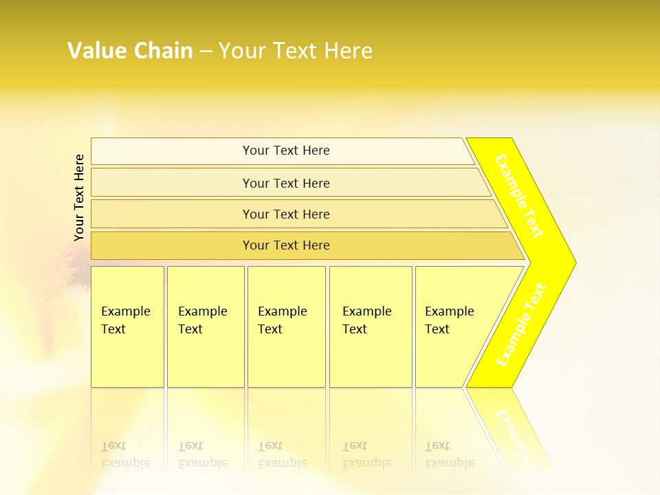 Blooming Tonga Golden PowerPoint Template
