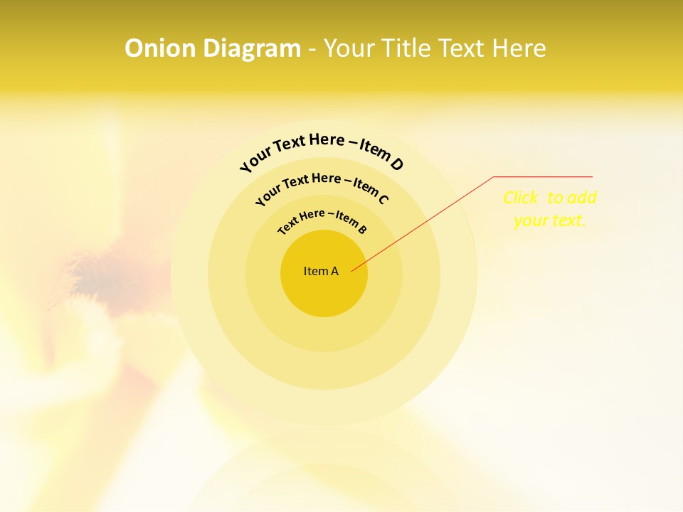 Blooming Tonga Golden PowerPoint Template