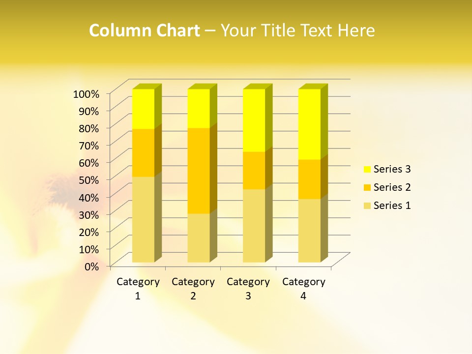 Blooming Tonga Golden PowerPoint Template