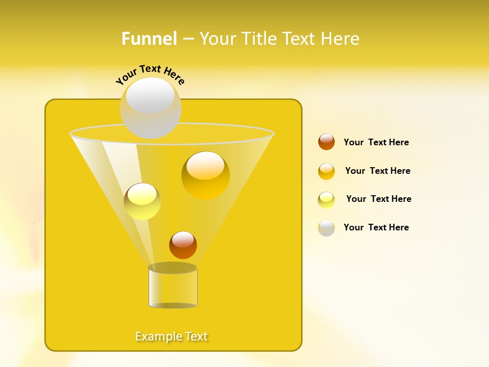 Blooming Tonga Golden PowerPoint Template