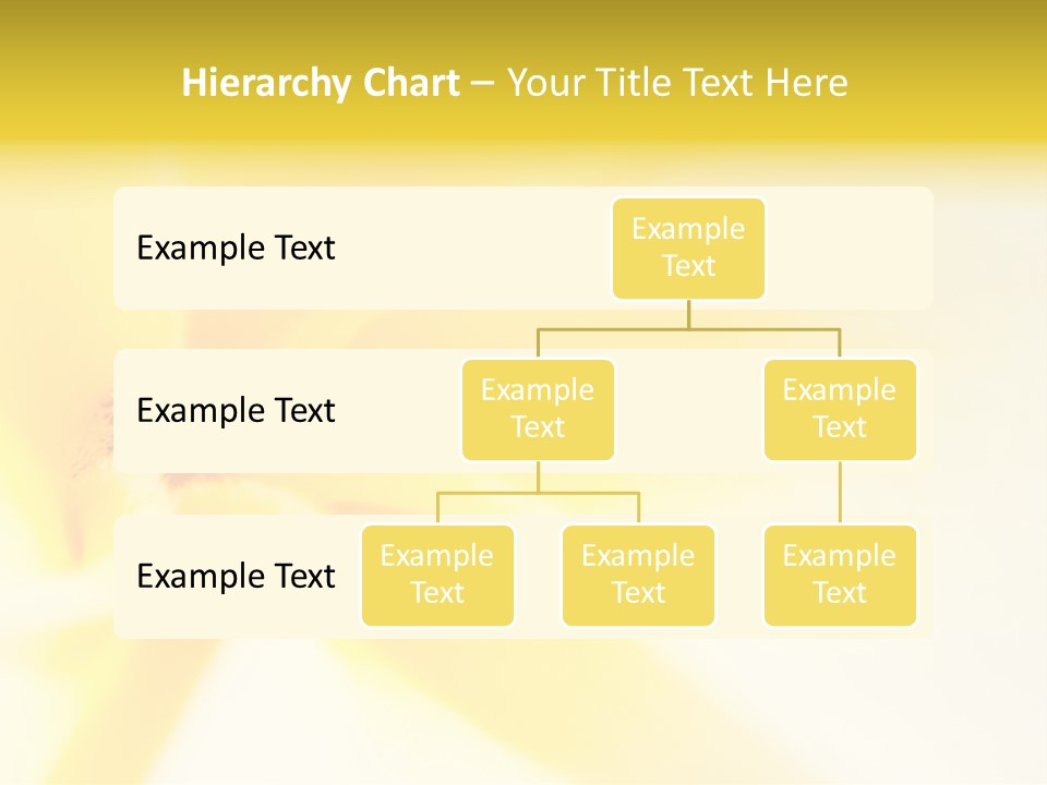 Blooming Tonga Golden PowerPoint Template