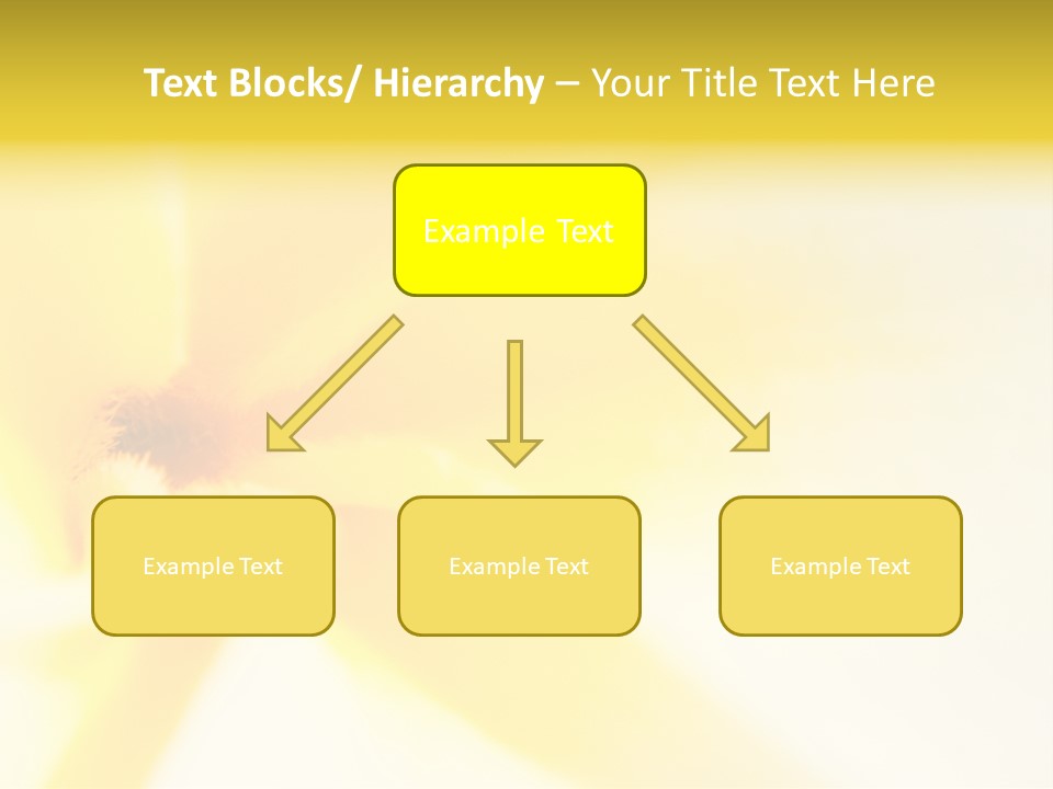 Blooming Tonga Golden PowerPoint Template