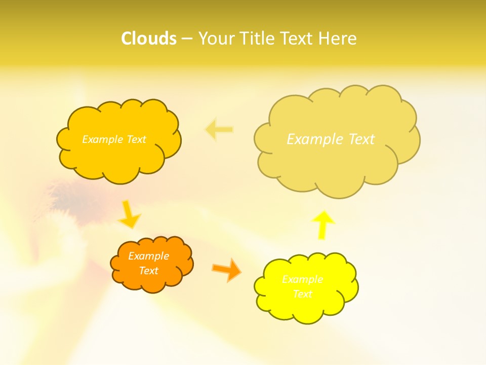 Blooming Tonga Golden PowerPoint Template