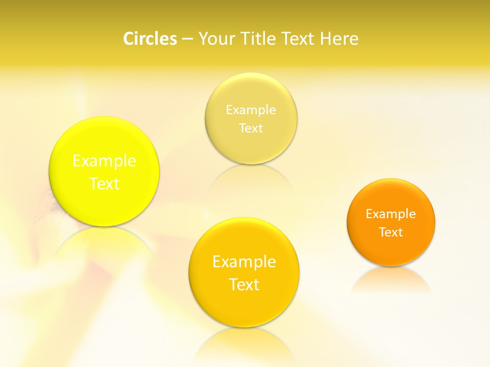 Blooming Tonga Golden PowerPoint Template