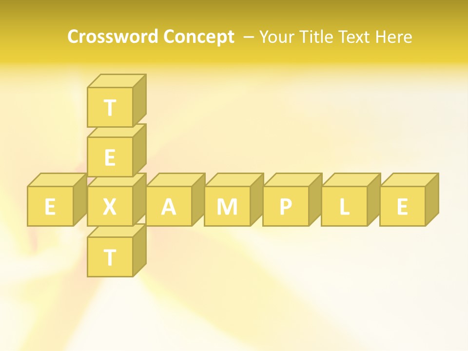 Blooming Tonga Golden PowerPoint Template