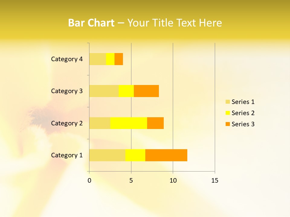 Blooming Tonga Golden PowerPoint Template