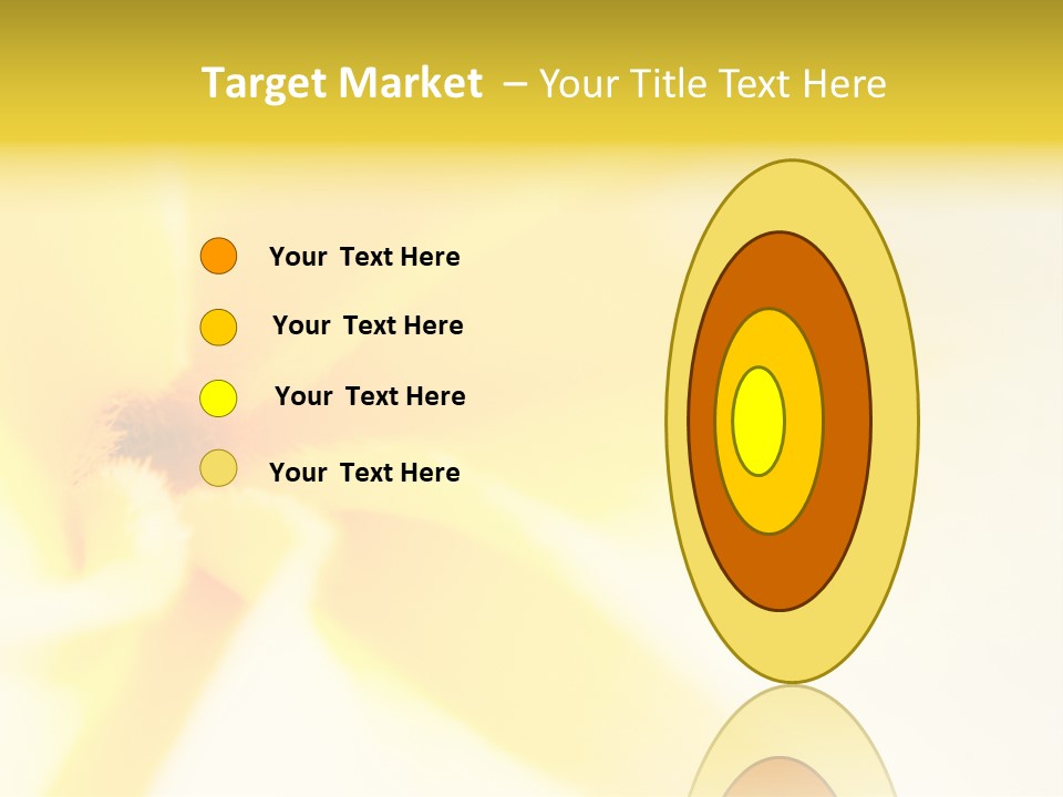 Blooming Tonga Golden PowerPoint Template