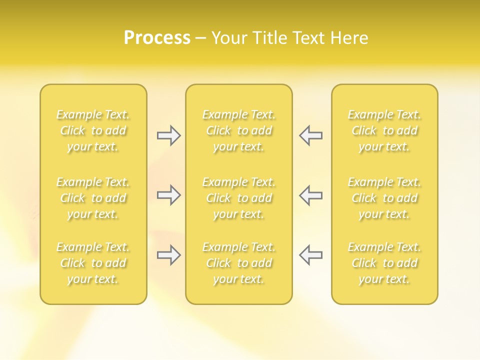 Blooming Tonga Golden PowerPoint Template