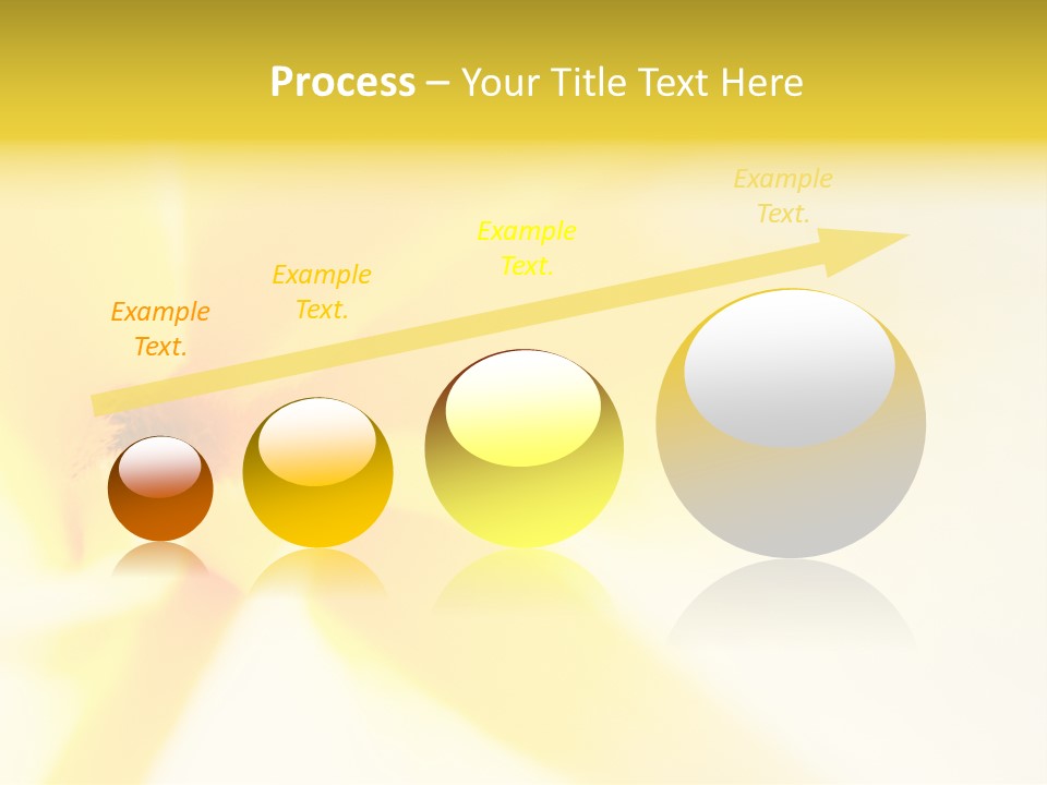 Blooming Tonga Golden PowerPoint Template
