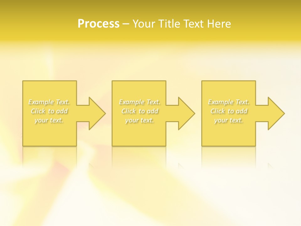 Blooming Tonga Golden PowerPoint Template