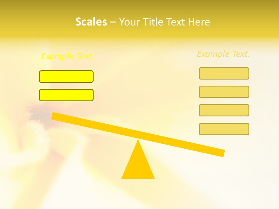 Blooming Tonga Golden PowerPoint Template