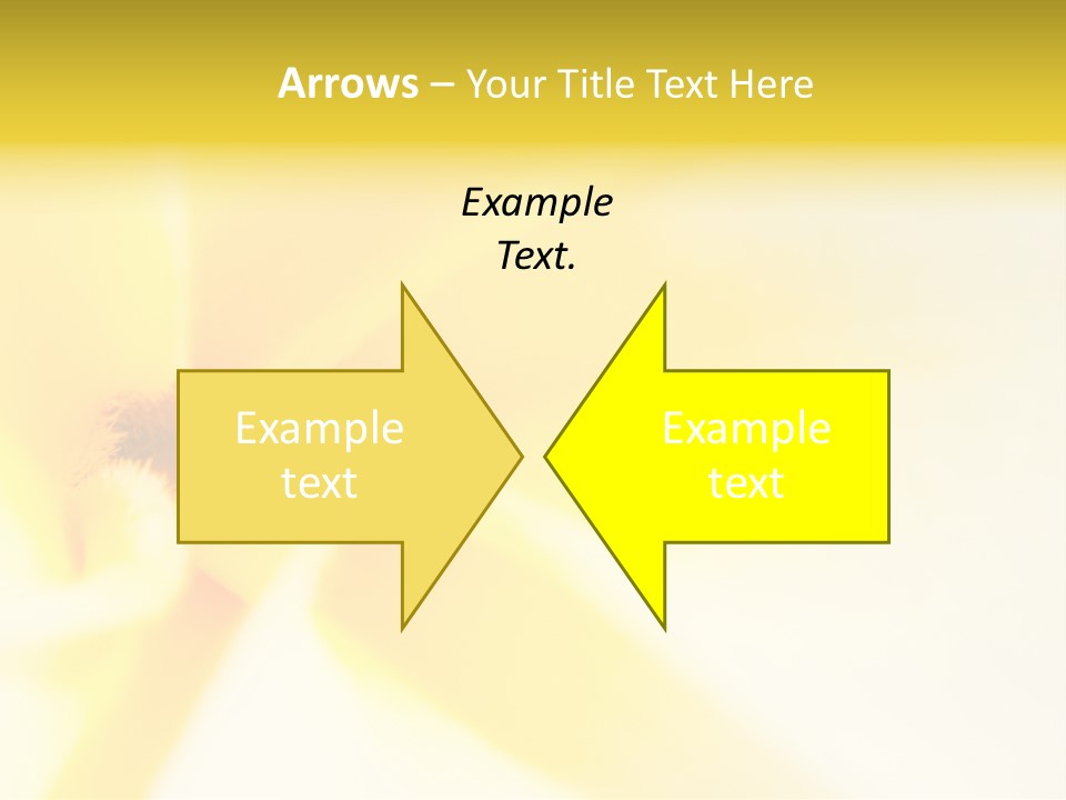 Blooming Tonga Golden PowerPoint Template