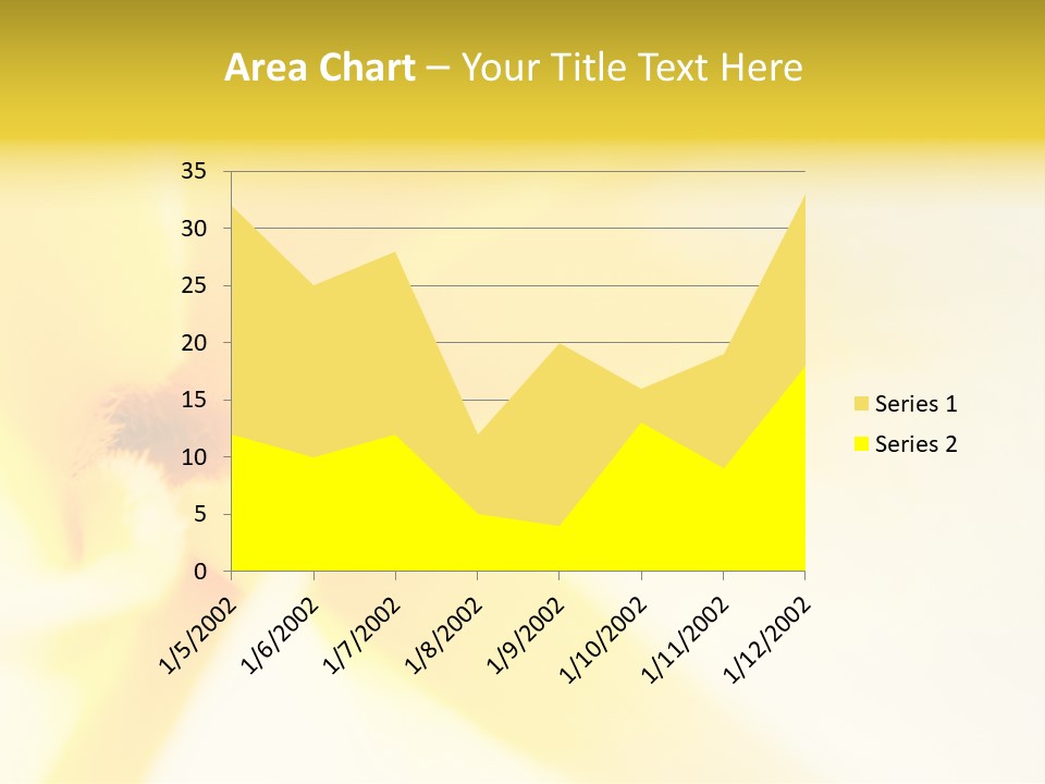 Blooming Tonga Golden PowerPoint Template