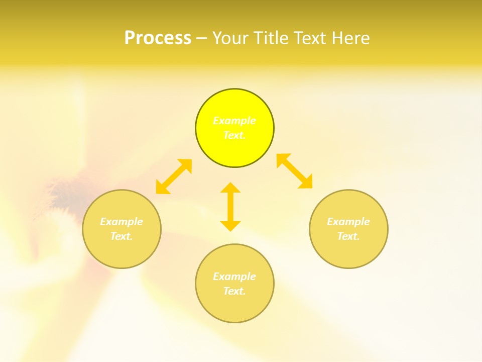 Blooming Tonga Golden PowerPoint Template