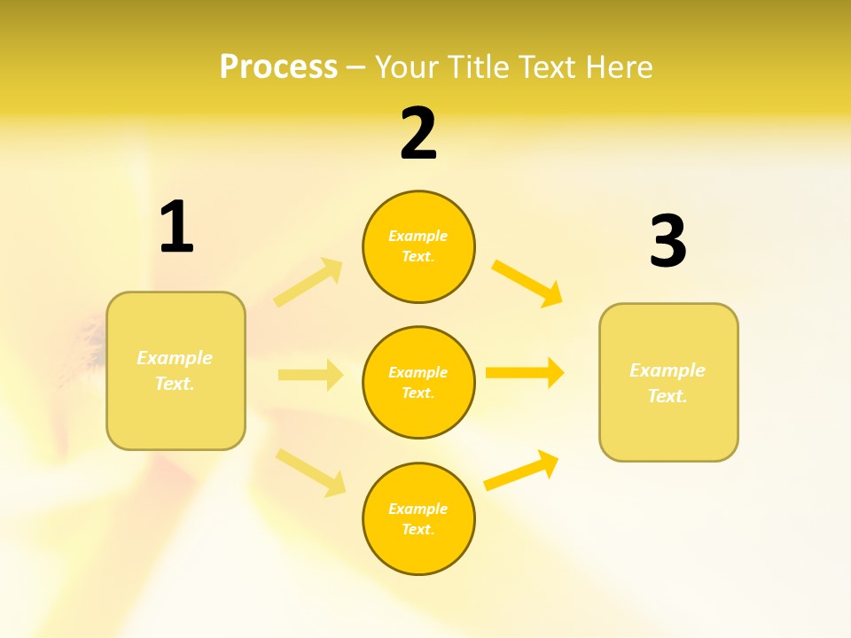 Blooming Tonga Golden PowerPoint Template