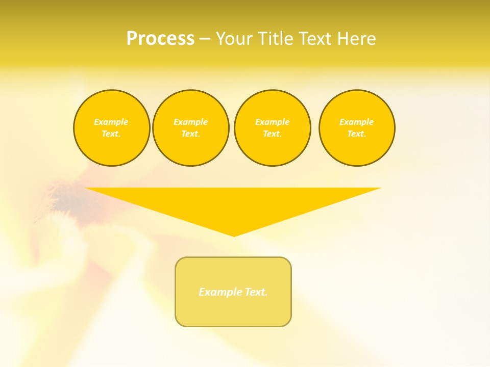 Blooming Tonga Golden PowerPoint Template